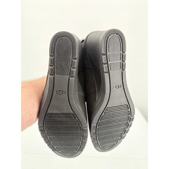 NEW UGG Women's Jeovana Black Wedge Heel Ankle Boot Booties Size 7.5 - Picture 8 of 10